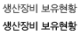 생산장비 보유현황