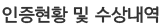 인증현황 및 수상내역